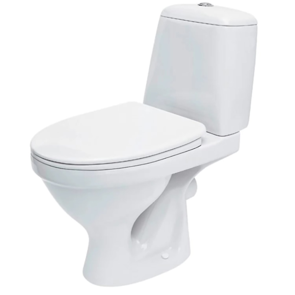 Seturi WC - Set vas WC Cersanit EKO K07-240 cu rezervor 3-6 L si capac din polipropilena, alb, olint.ro