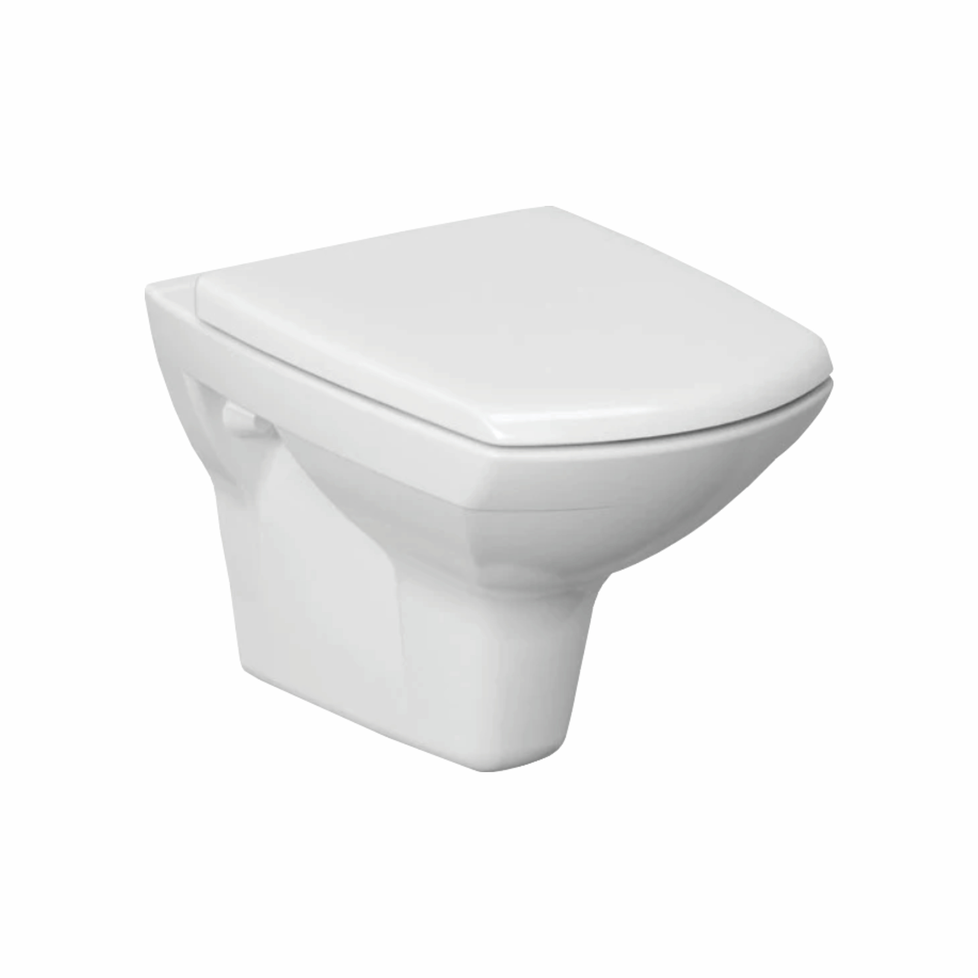 Set vas WC suspendat Carina 550 Clean On + capac duroplast K701-03