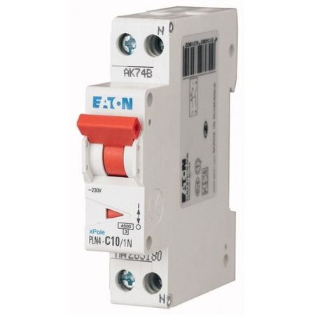 Eaton Siguranta automata eaton 1p+n 10a pln4-c10/1n