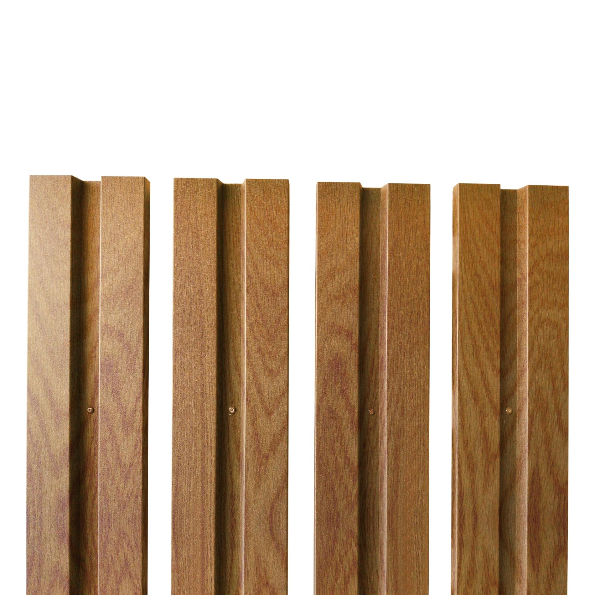 Sipca pentru gard model V1 marca Rufster, grosime 0,50 mm, finisaj Stejar auriu, lungime variabila