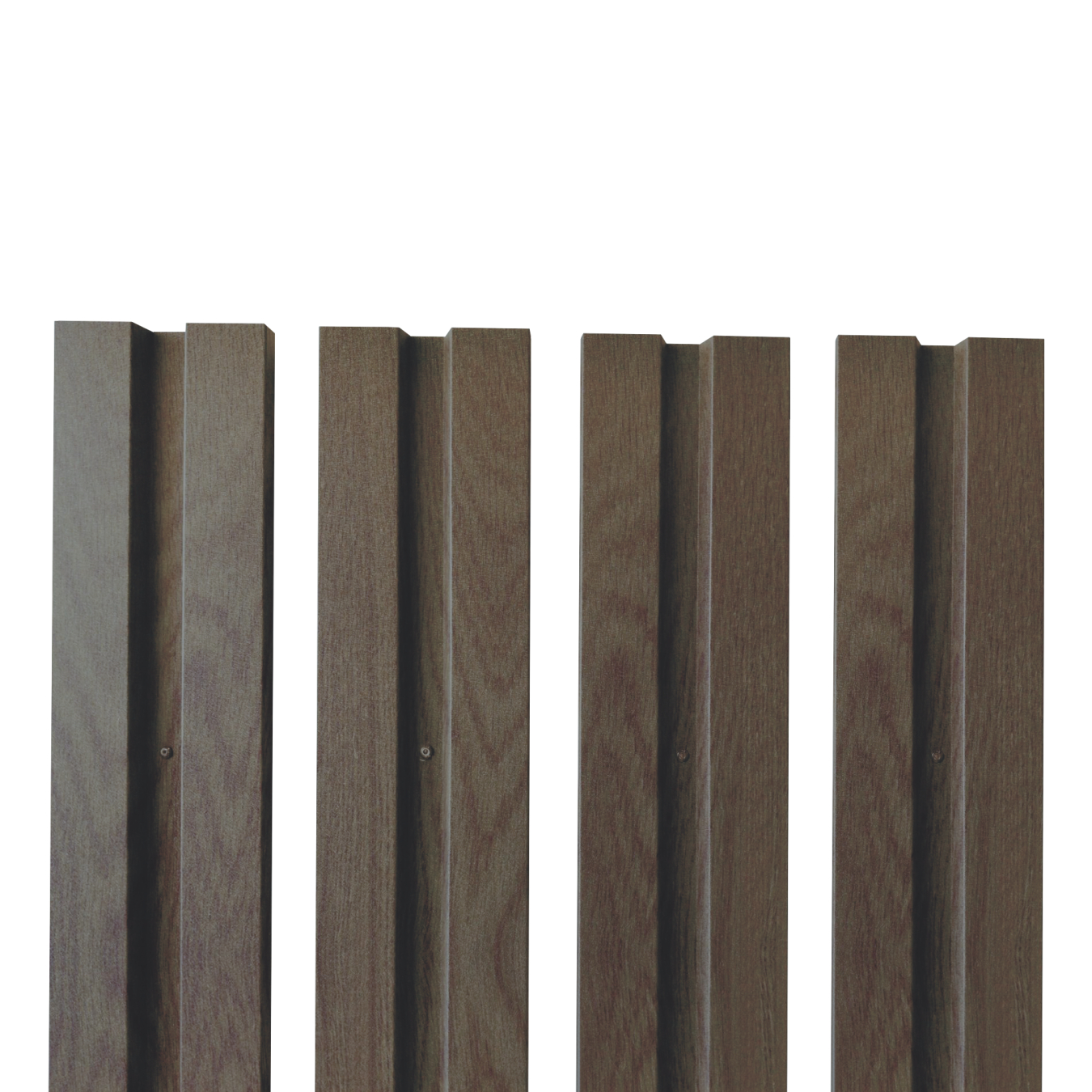 Sipca pentru gard model V1 marca Rufster, grosime 0,50 mm, finisaj Stejar Dark, lungime variabila