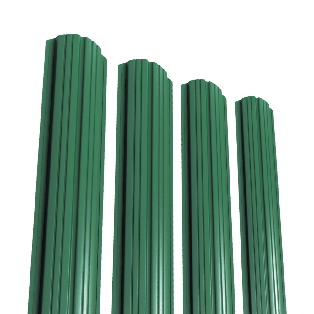 Sipca pentru gard Rufster grosime 0.60 mm finisaj verde lucios RAL 6005 pe ambele fete inaltime 1.2 m