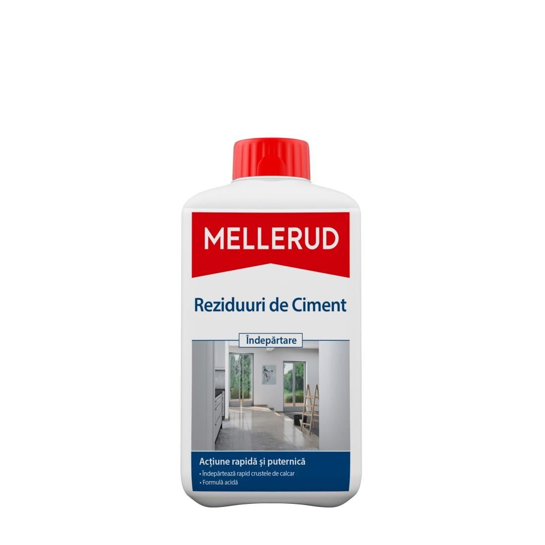 Solutii curatenie - Solutie pentru indepartarea urmelor si petelor de ciment Mellerud 760040, ambalare 1 L, olint.ro