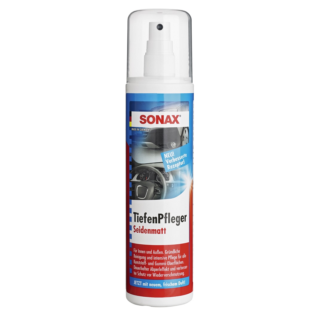 Solutie SONAX pentru intretinerea suprafetelor din plastic cu efect mat 300 ml