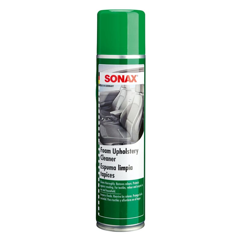 Solutie spray cu spuma SONAX pentru curatarea tapiteriei textile, 400 ml