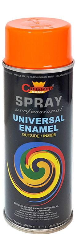 Spray vopsea, portocaliu, RAL 2004, interior/exterior, 400 ml