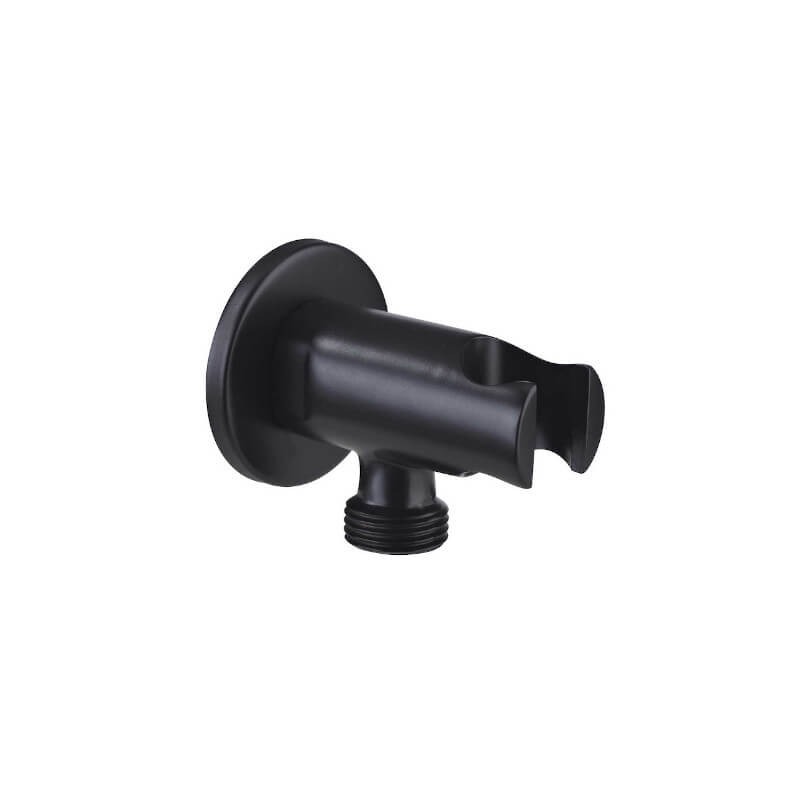 Suport incastrat pentru para de dus, Black NPX 7600, culoare neagra
