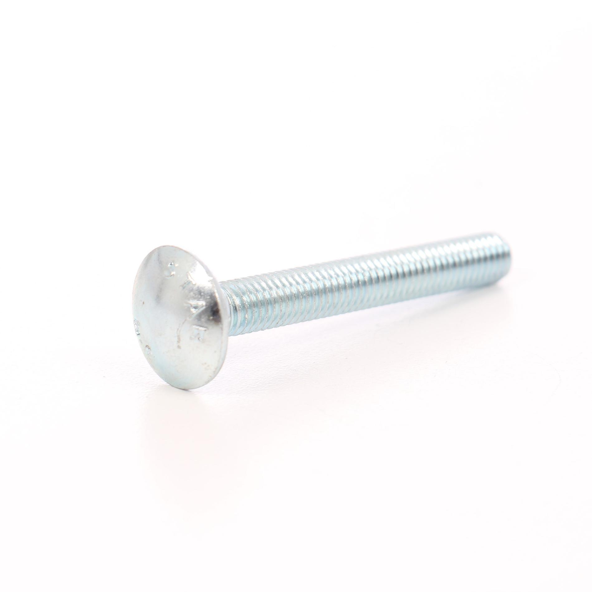 Surub cu filet metric, cu cap bombat torbant, zincat, dimensiune 8X70 mm