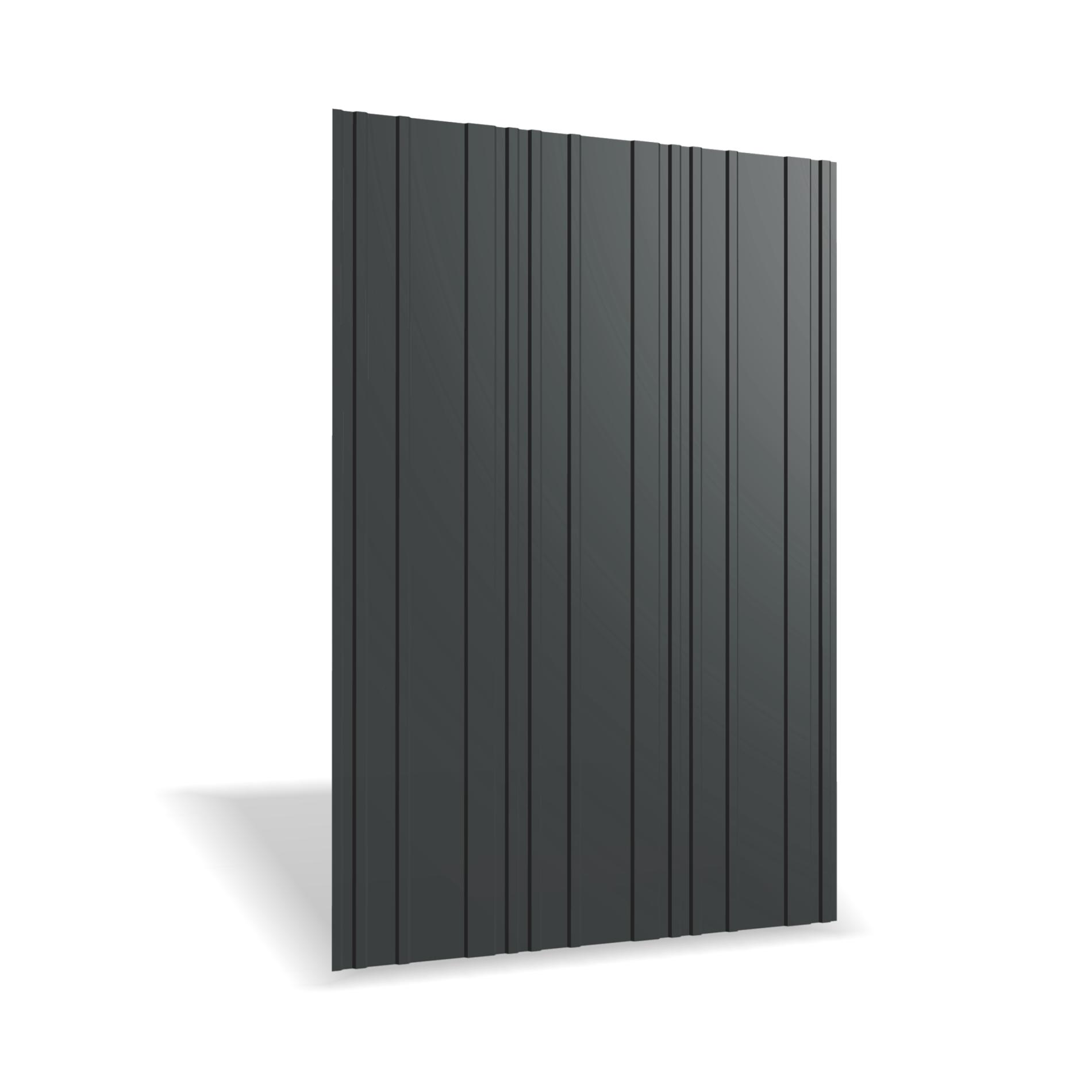Tabla arhitecturala Rufster R8A Selena Eco 0,45 mm grosime 9005 negru lucios