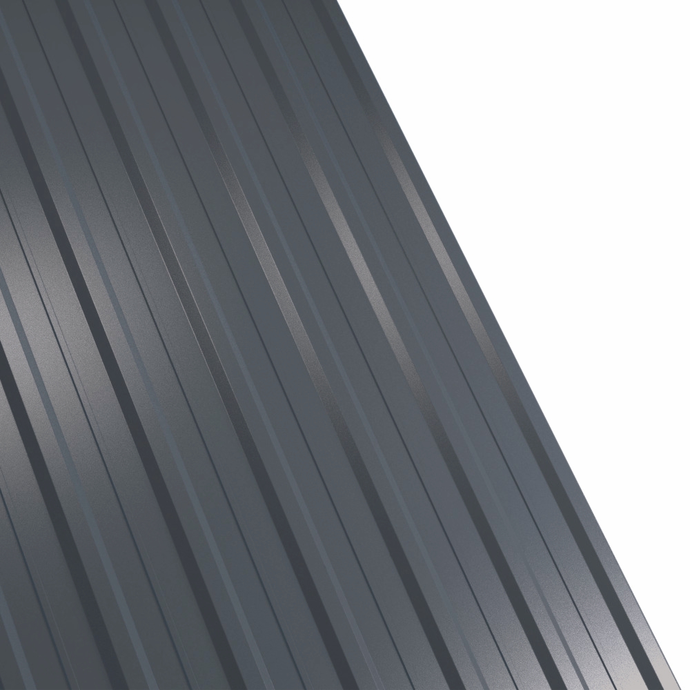 Tabla cutata Rufster R12A Premium 0,5 mm grosime 7016 gri 1.2 m 2 m