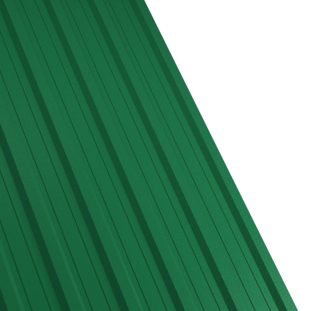 Tabla cutata Rufster R18A Eco 0,45 mm grosime 6005 MS verde mat structurat 1 m