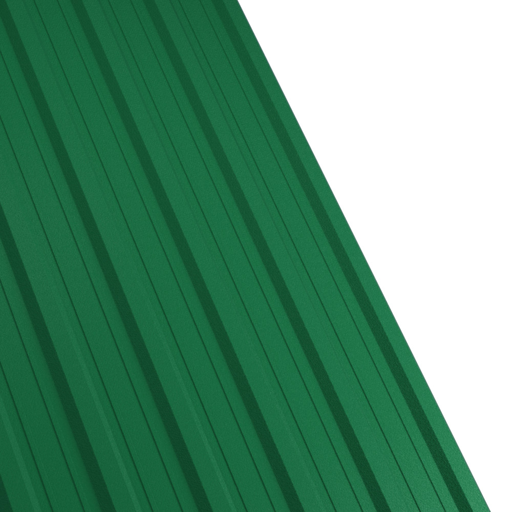 Tabla cutata Rufster R18A Eco 0,45 mm grosime 6005 MS verde mat structurat 1 m
