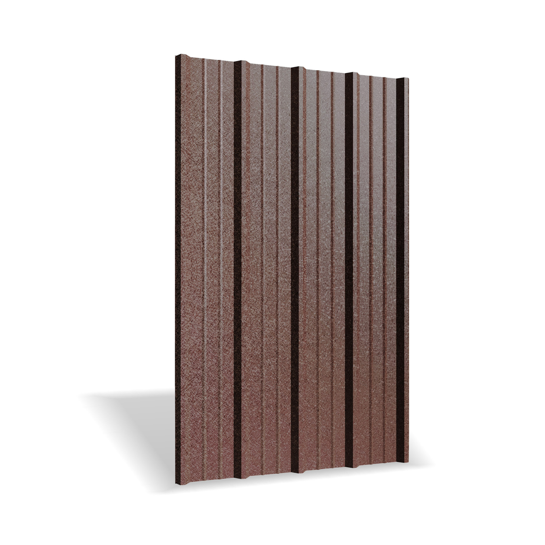 Tabla cutata Rufster R35A Eco 0,45 mm grosime 8017MS maro mat structurat