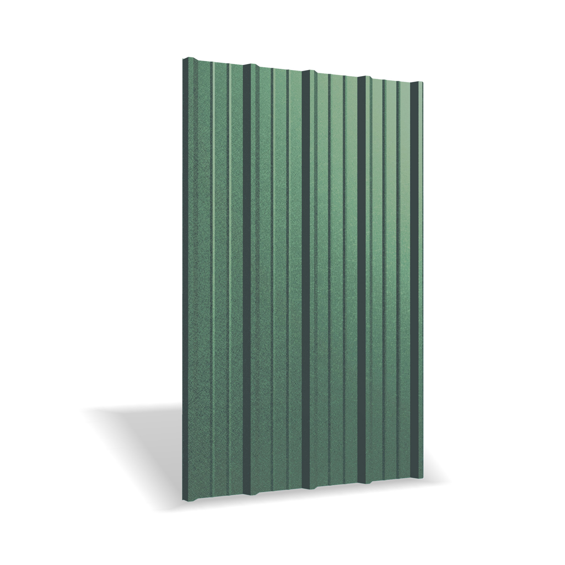 Tabla cutata Rufster R35A Premium 0,50 mm grosime 6020MS verde-crom mat structurat