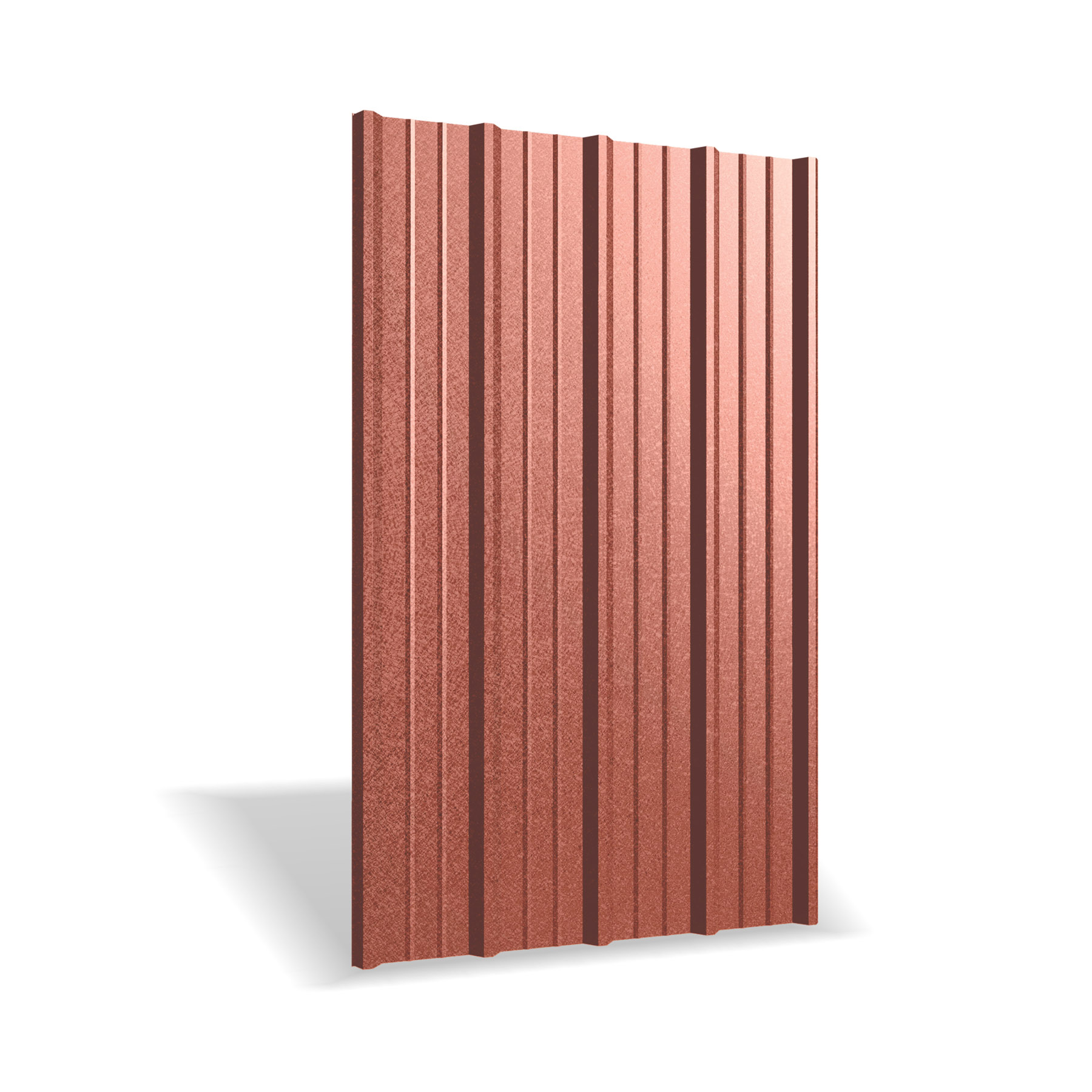 Tabla cutata Rufster R35A Premium 0,50 mm grosime 8004MS maro-cupru mat structurat