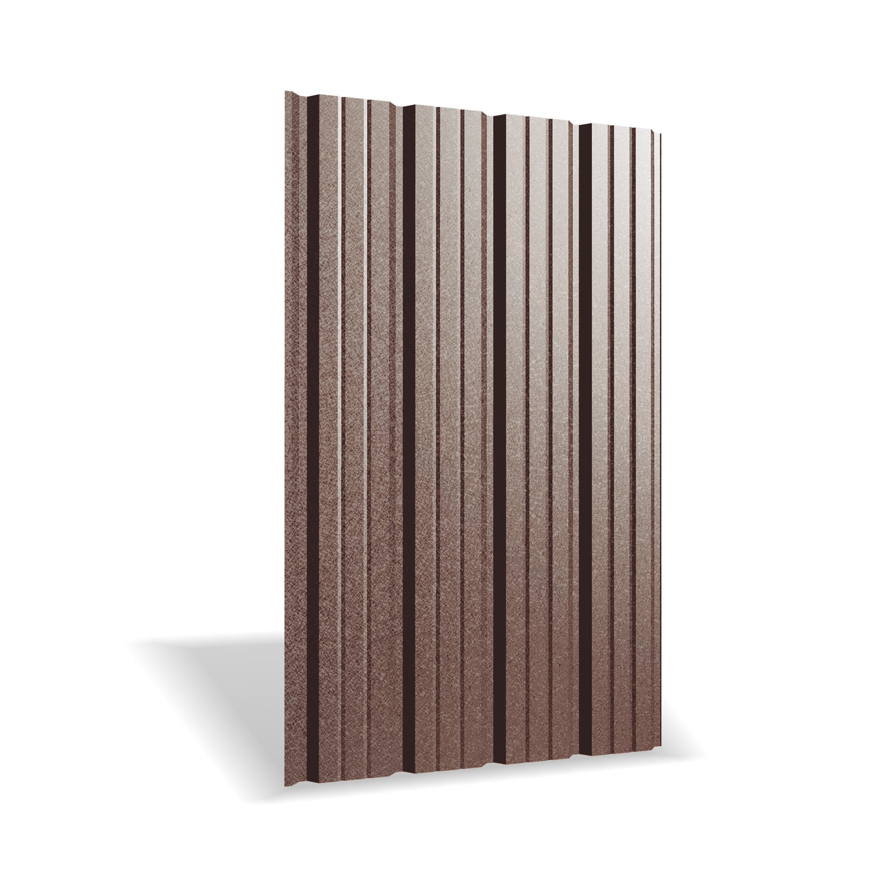 Tabla cutata Rufster R35F Eco 0,45 mm grosime 8017MS maro mat structurat