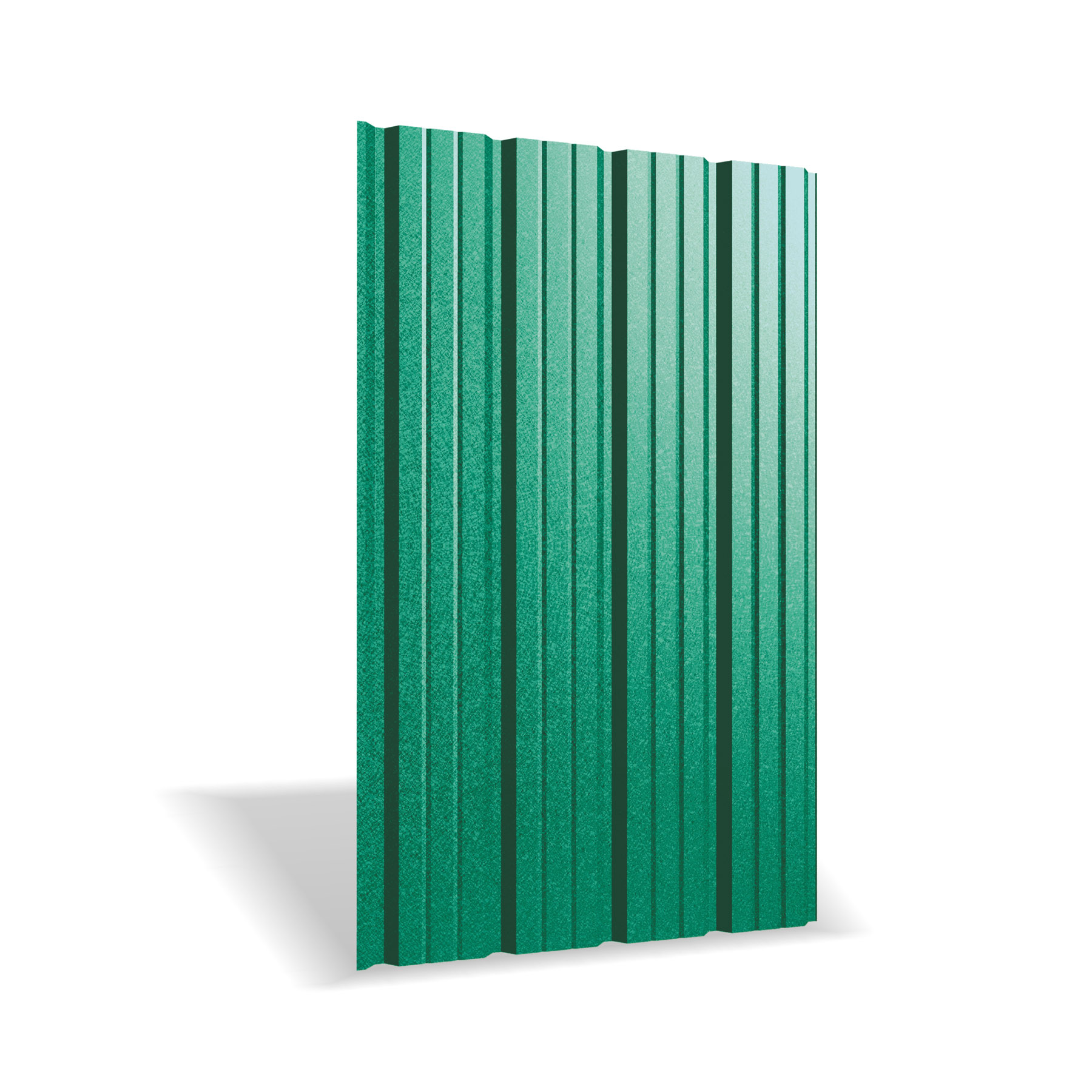 Tabla cutata Rufster R35F Premium 0,50 mm grosime 6005MS verde mat structurat