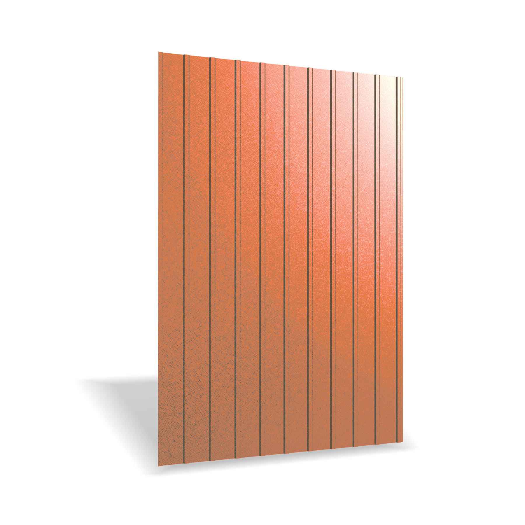 Tabla cutata Rufster R8A Eco 0,45 mm grosime 8004MS maro-cupru mat structurat