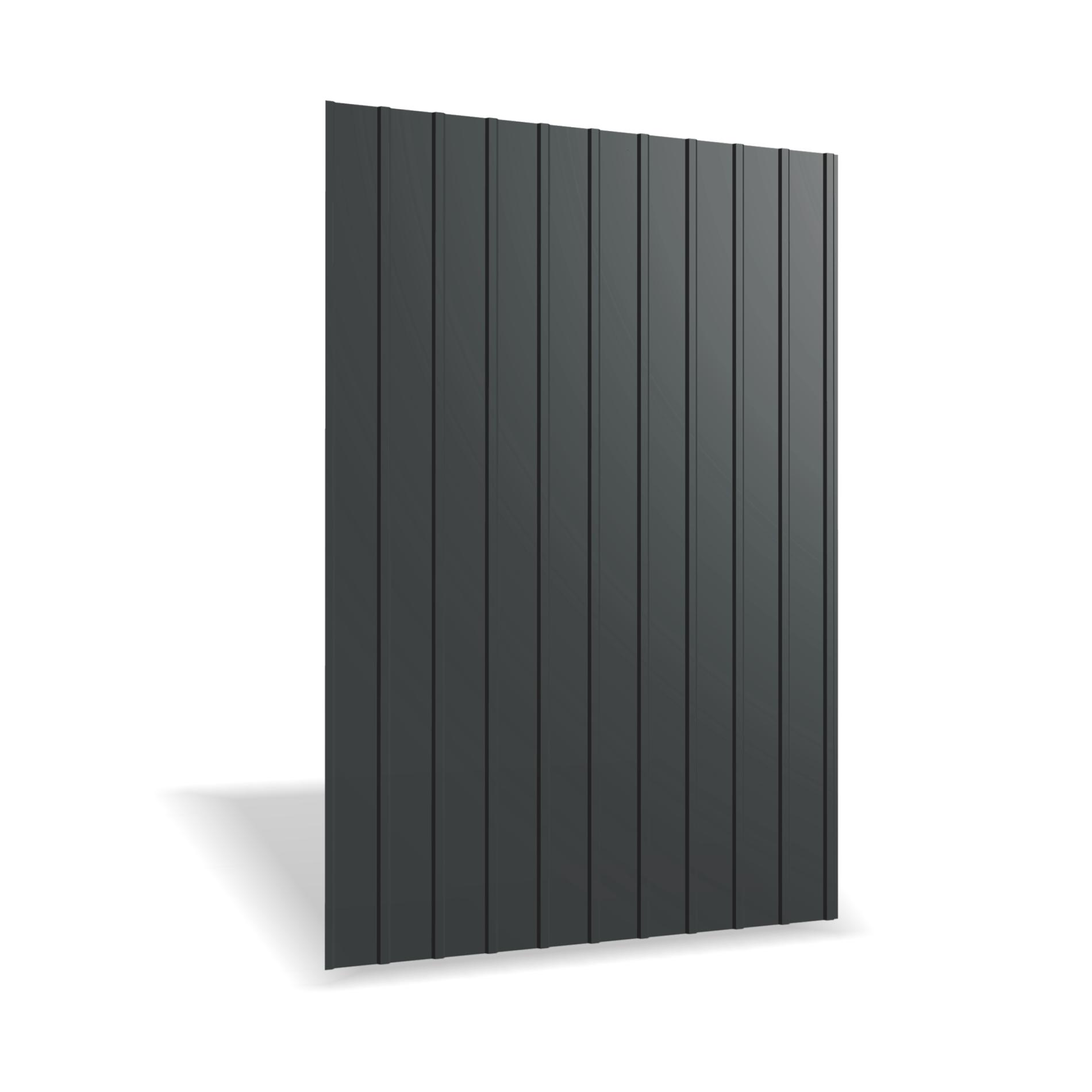 Tabla cutata Rufster R8A Eco 0,45 mm grosime 9005 negru lucios