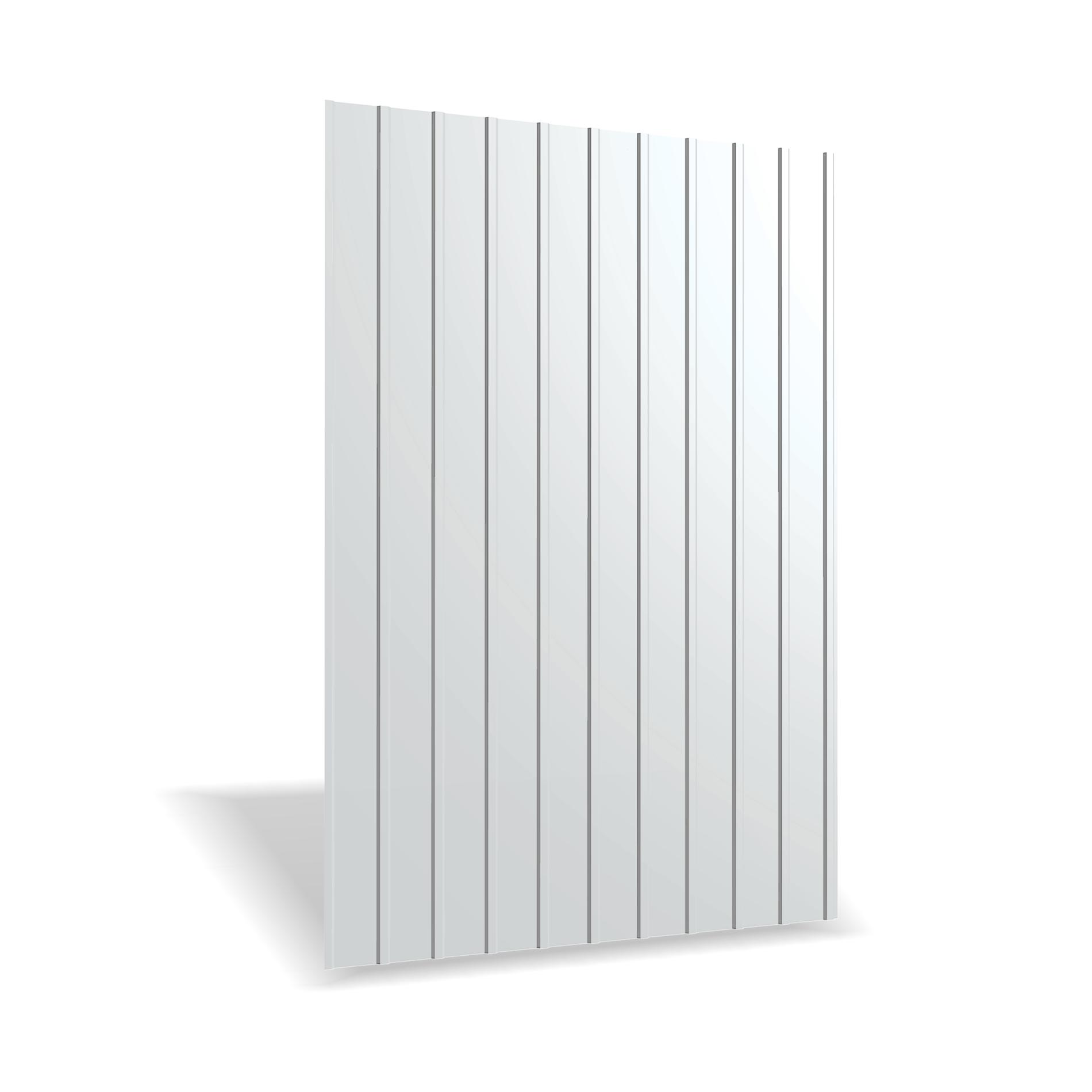 Tabla cutata Rufster R8A Eco 0,45 mm grosime 9006 gri-aluminiu lucios