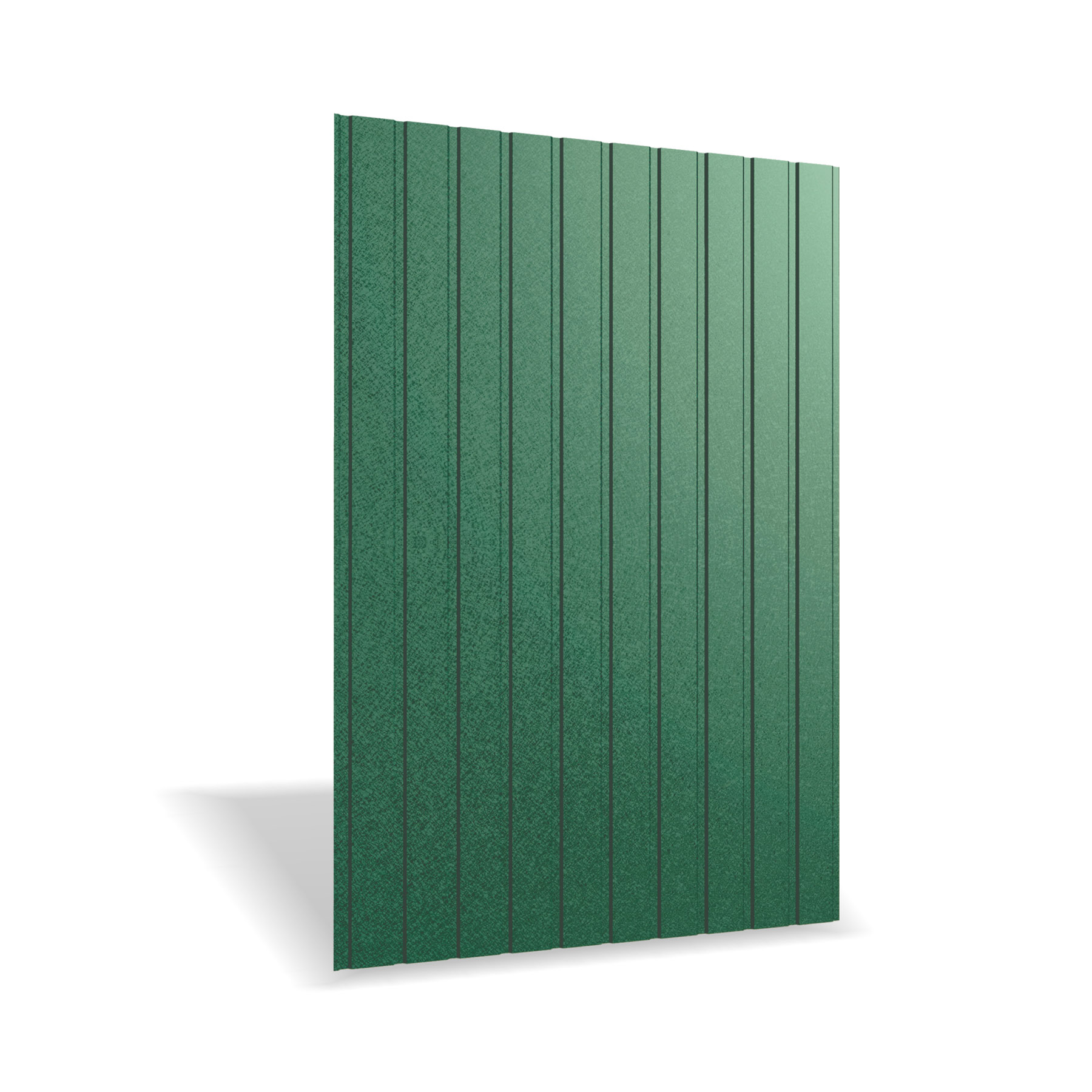 Tabla cutata Rufster R8F Eco 0,45 mm grosime 6005MS verde mat structurat