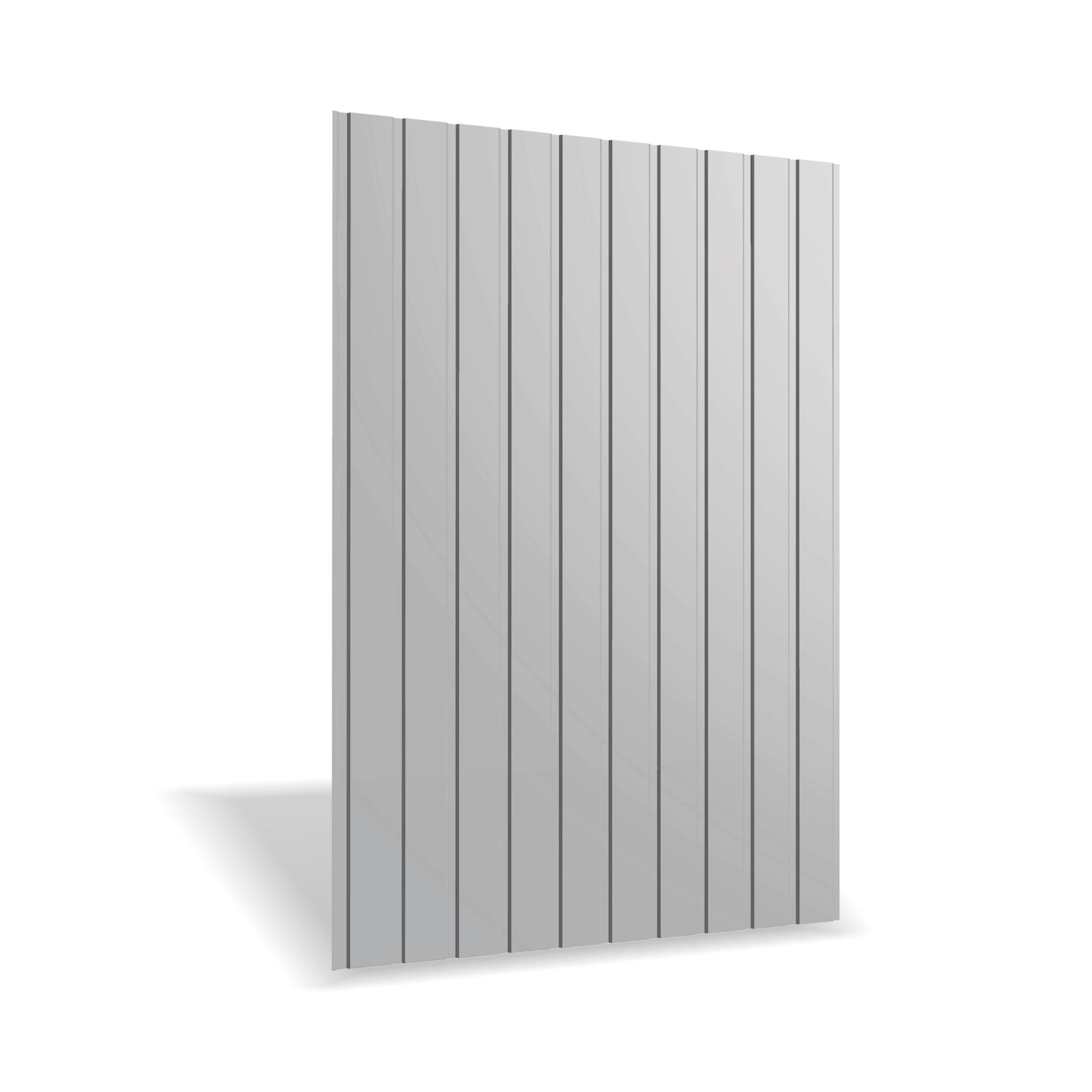 Tabla cutata Rufster R8F Eco 0,45 mm grosime 9006 gri-aluminiu lucios