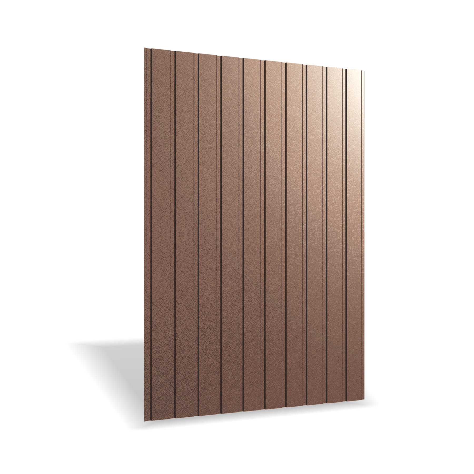 Tabla cutata Rufster R8F Premium 0,50 mm grosime 8017MPR maro super poliester