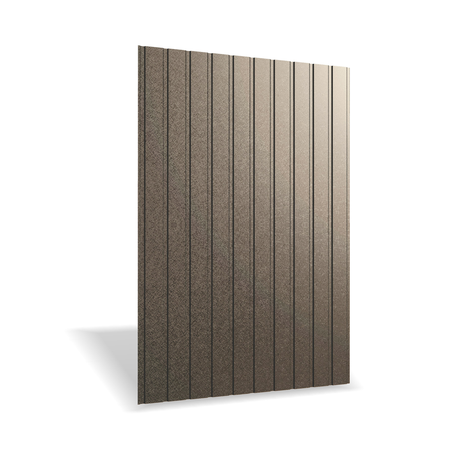 Tabla cutata Rufster R8F Premium 0,50 mm grosime 8019MS maro-grafit mat structurat