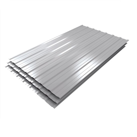 Tabla cutata trapezoidala T12A finisaj zincat grosime 0.60 mm pentru acoperisuri