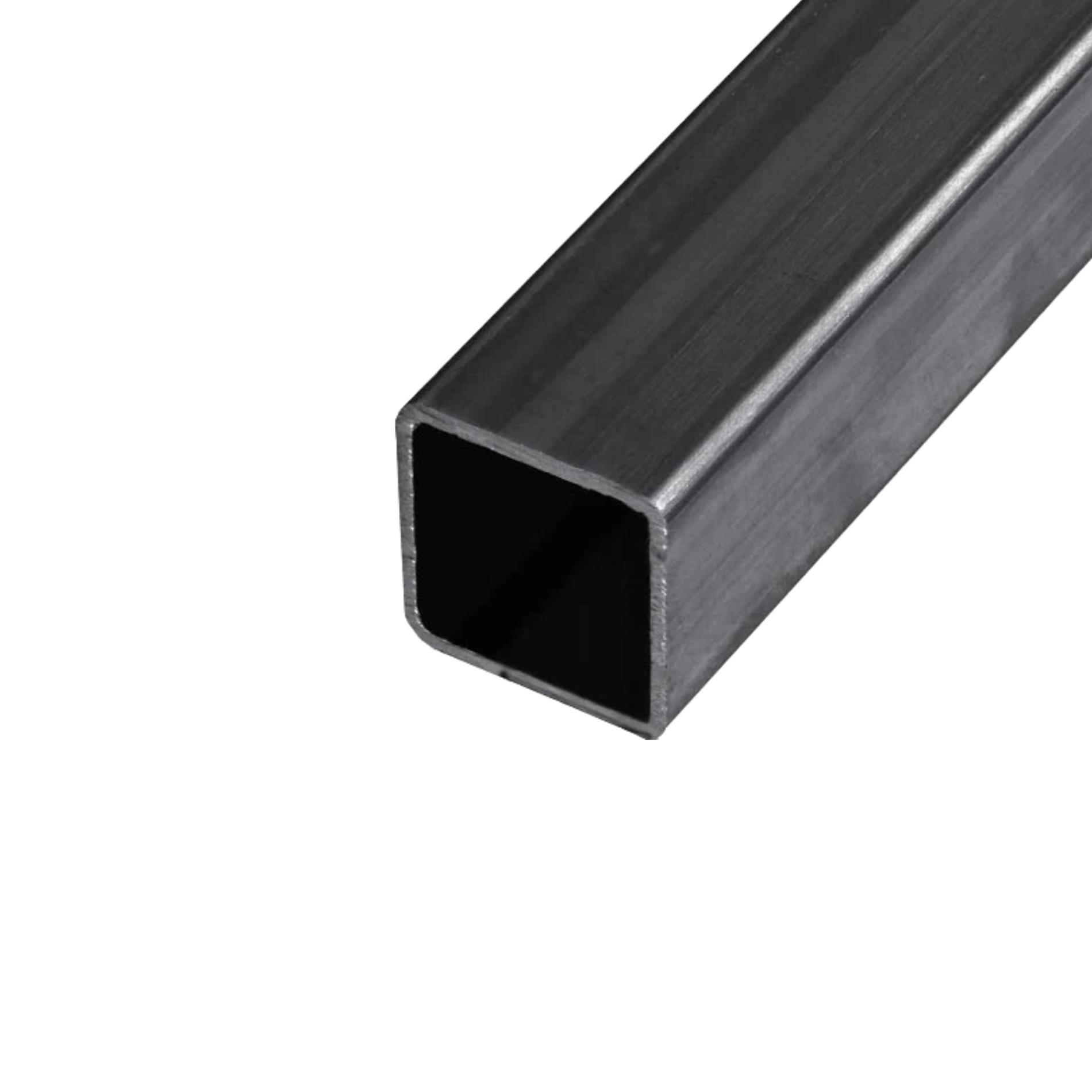 Rectangulara  - Teava neagra rectangulara sudata pentru constructii 25 x 25 x 2 mm, olint.ro