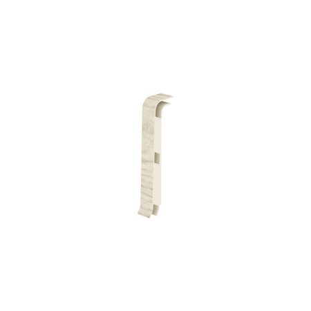 Terminatie pentru plinta Vox 604 Platan Bianco set 2 bucati inaltime 6.6 cm culoare Platan Bianco