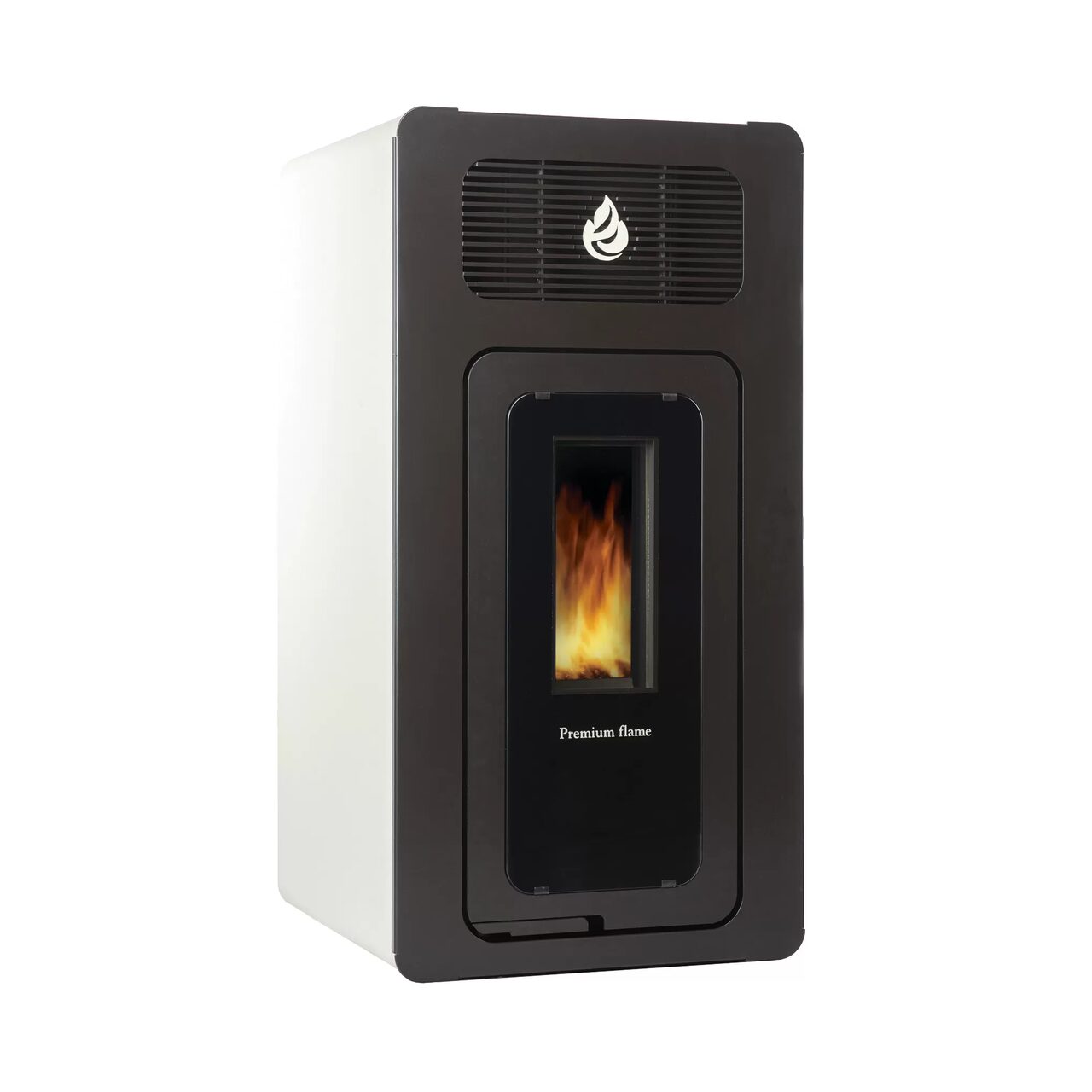 Seminee - Termosemineu pe peleti DESIGNO P25 AQUA MIKLOS STEEL 25 kW, olint.ro