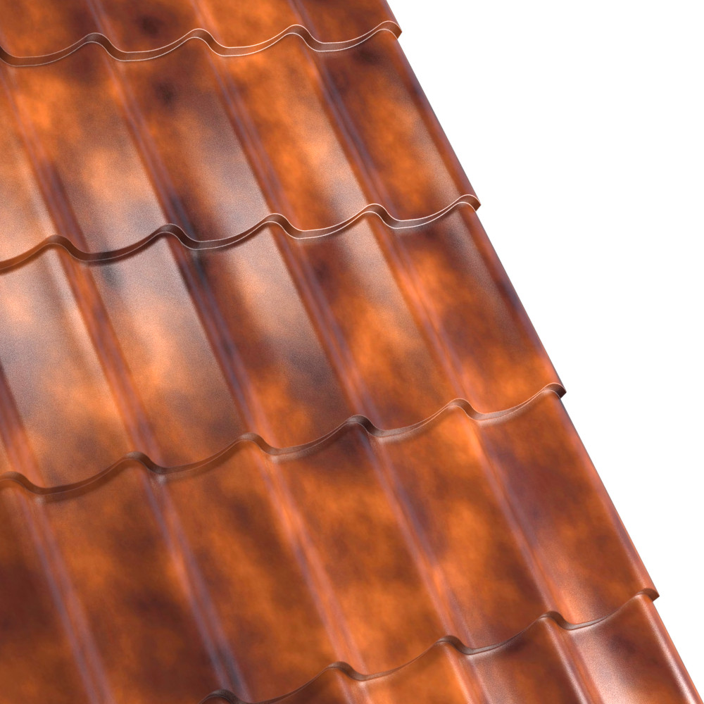 Tigla metalica Rufster Aqua 3D Premium 0,5 mm grosime 8004 Anticato 2.55 m