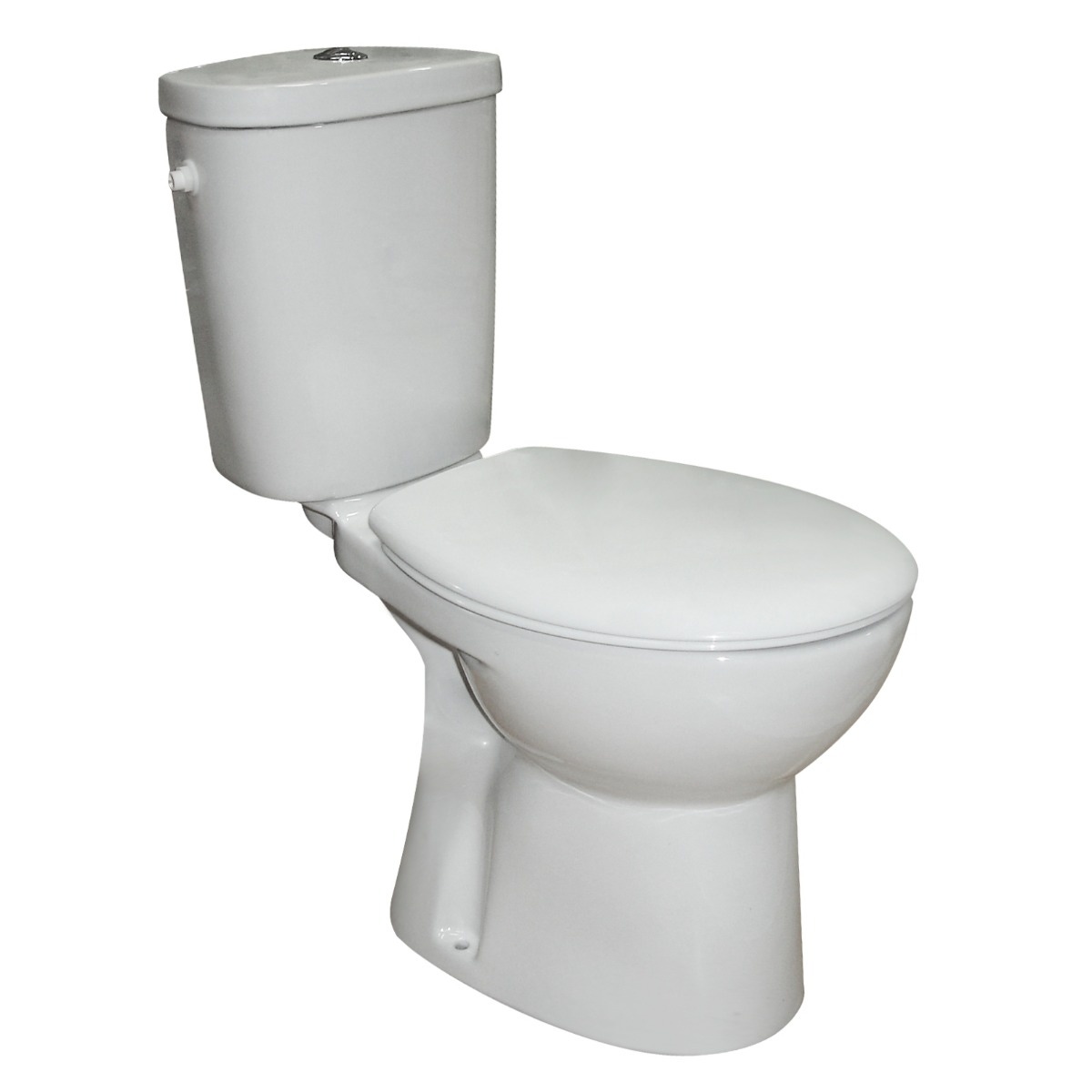 Set WC compact Fayans Enjoy WQ6F71110001311, alb, evacuare verticala