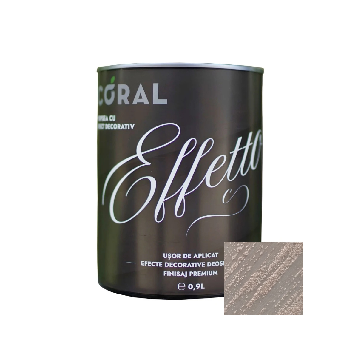 Vopsea decorativa, interior, Coral Effetto, Foro, 0.9 l