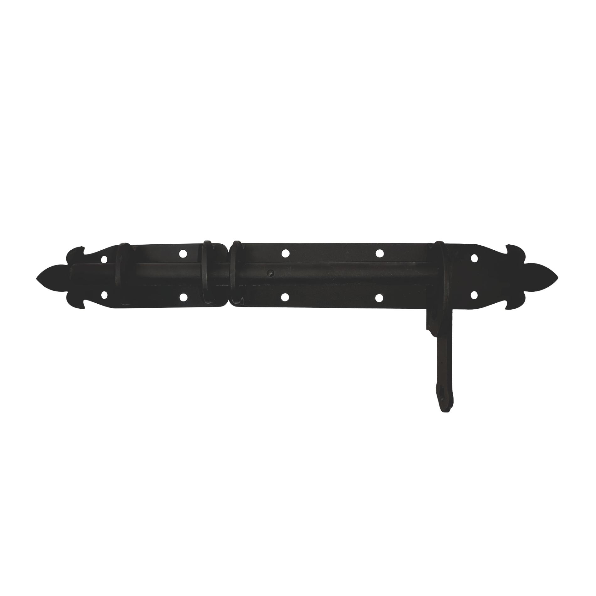 Zavor pentru poarta LXX, dimensiuni 40x350 mm, culoare neagra