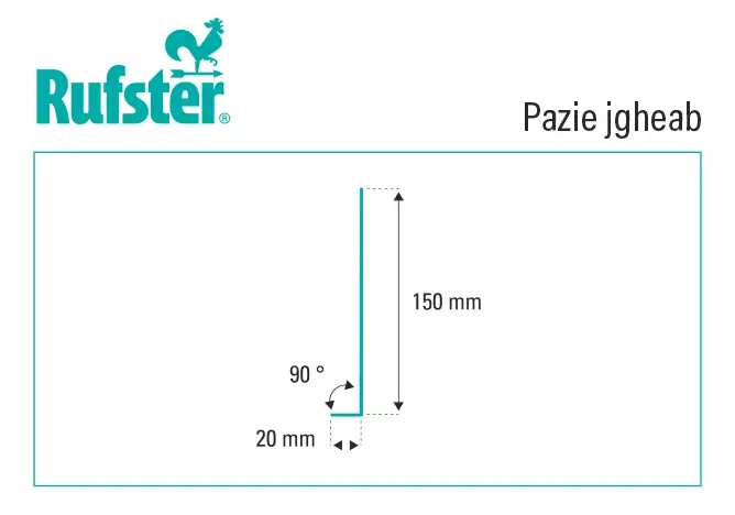 Pazie jgheab Rufster Eco 0,45 mm grosime 8004 MS maro-cupru mat structurat