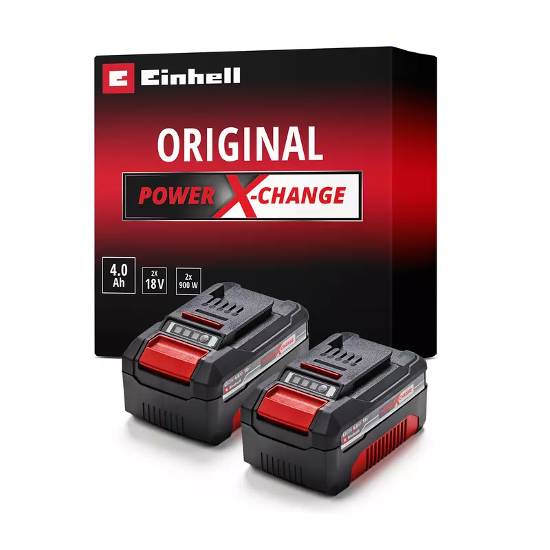 Set 2 acumulatori Einhell, Li-Ion 18V 4Ah PXC