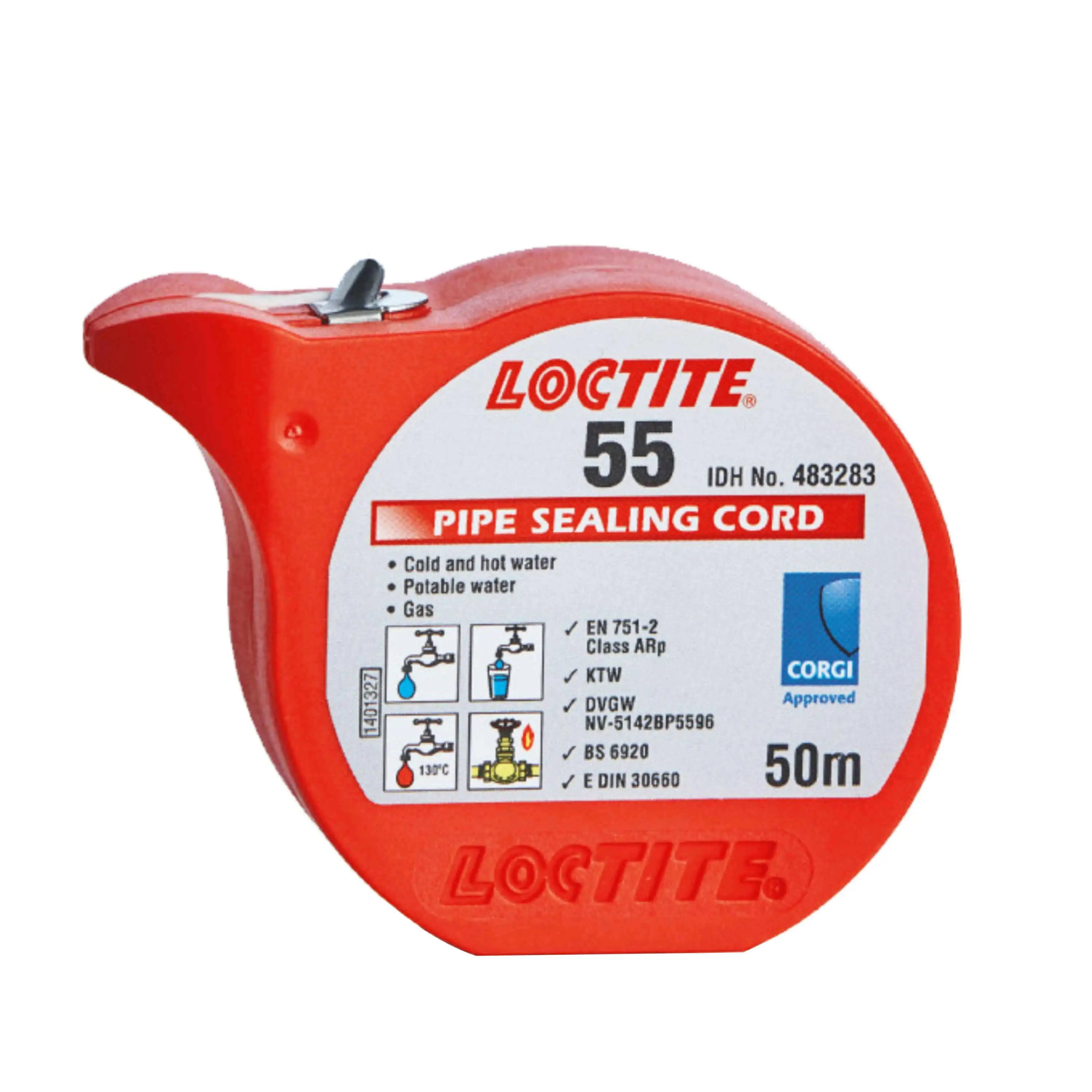 Snur de etansare a filetelor, Loctite 55, lungime 50 m