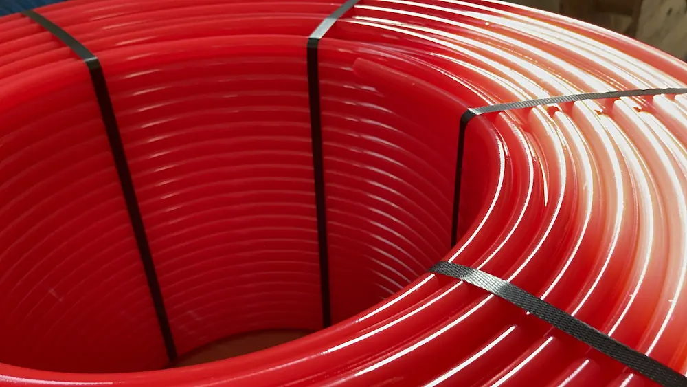 Teava Neo PEX-A cu bariera de oxigen, culoare rosie, diametru 16 mm