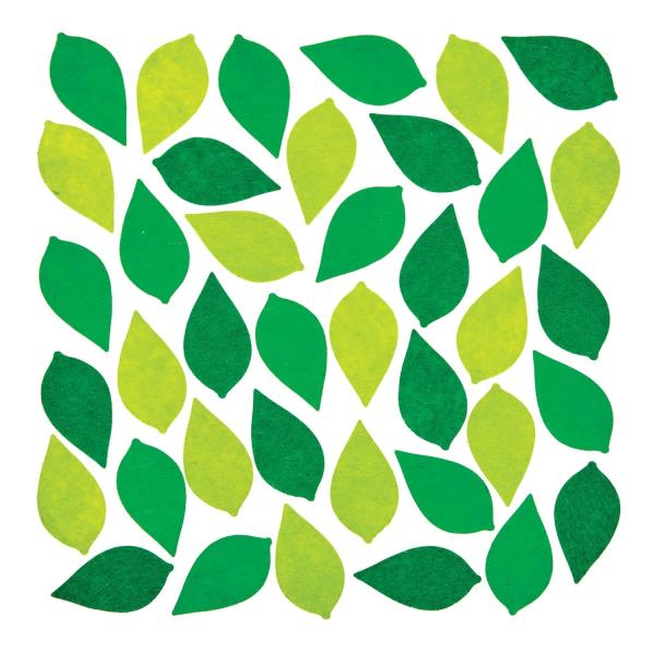 Alt material de decoratie Frunze verzi autocolante din fetru 122581 ...