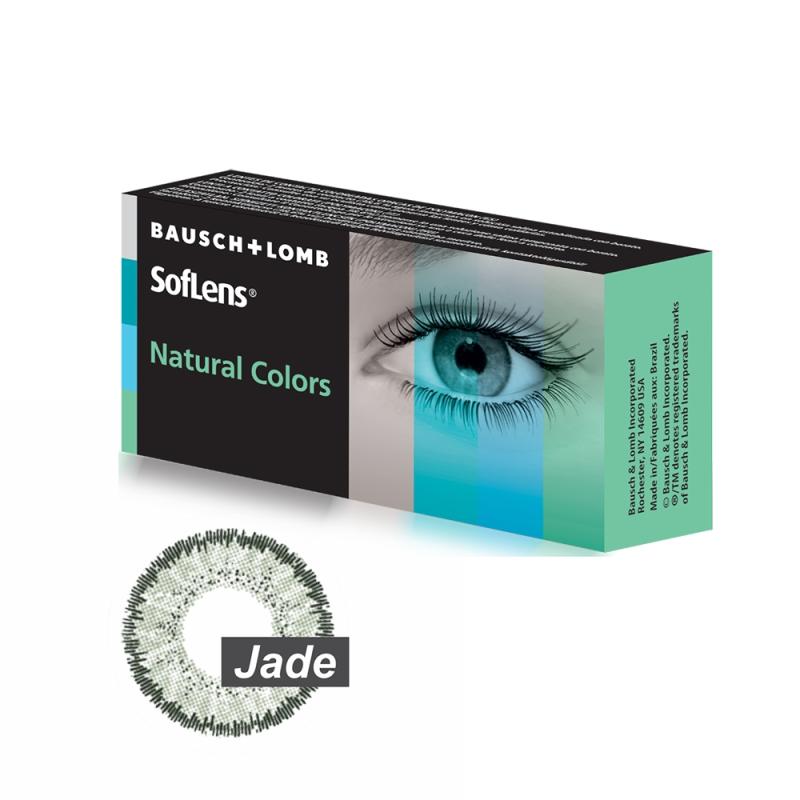 Soflens Natural Colors Jade cu dioptrie 2 lentile/cutie optiblu imagine noua