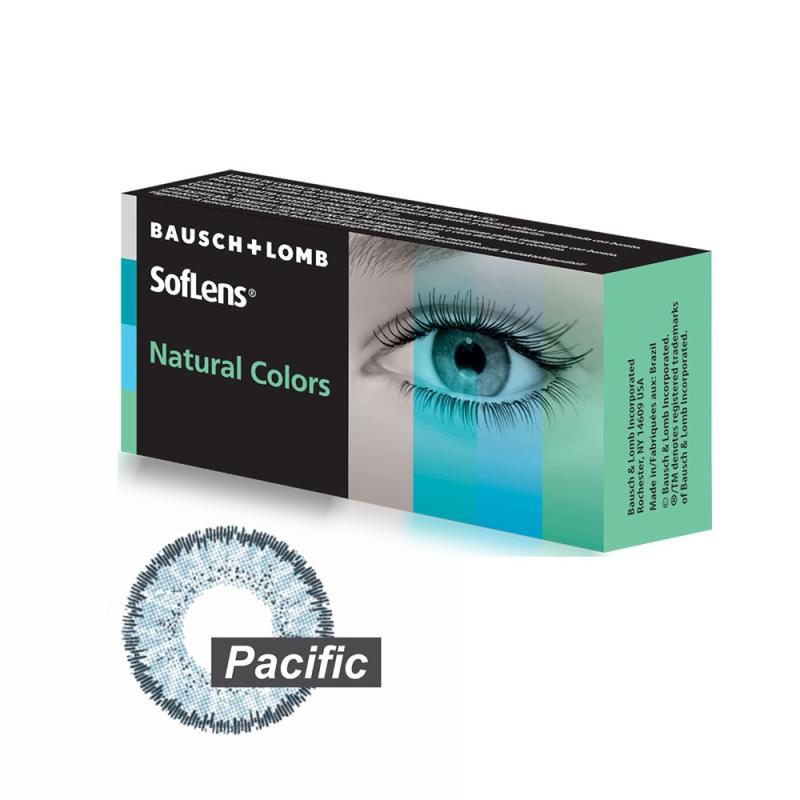 Soflens Natural Colors Pacific fara dioptrie 2 lentile/cutie optiblu imagine noua