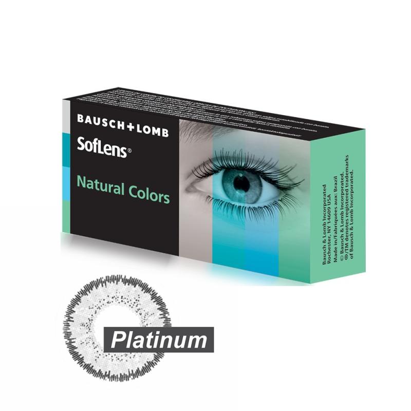 Soflens Natural Colors Platinum fara dioptrie 2 lentile/cutie optiblu imagine noua