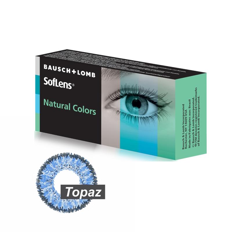 Soflens Natural Colors Topaz cu dioptrie 2 lentile/cutie optiblu imagine noua