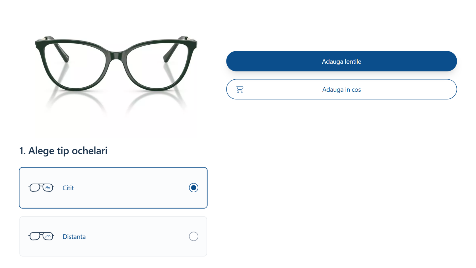 
		Alege tip ochelari