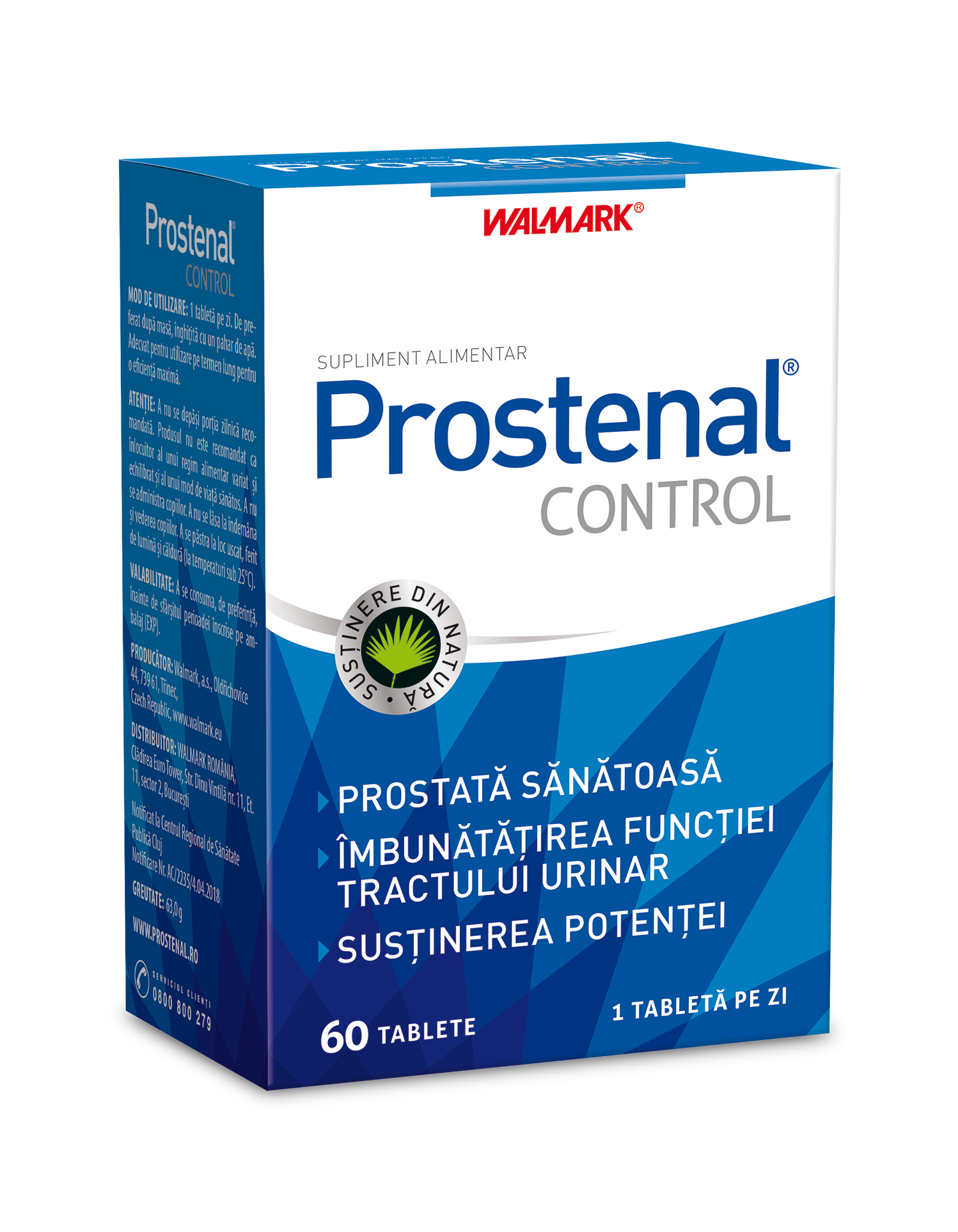 Walmark Prostenal Control 60 tablete + Prostenal Control 30 tablete Cadou