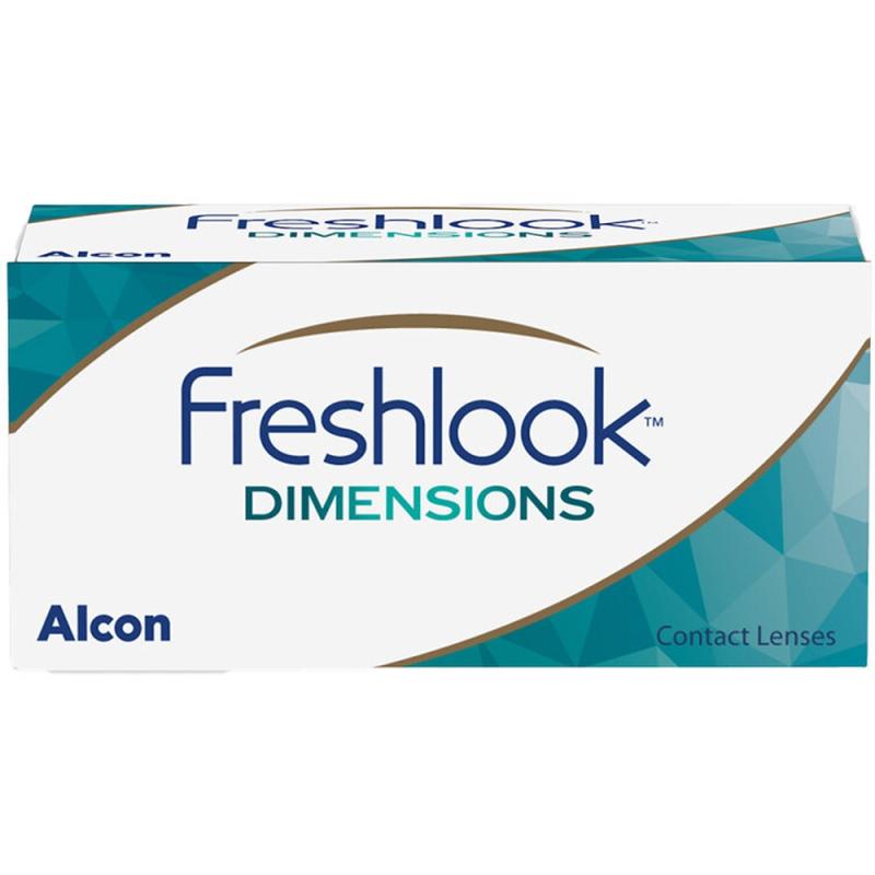 Freshlook Dimensions Carribean Aqua fara dioptrie 2 lentile/cutie Freshlook imagine noua