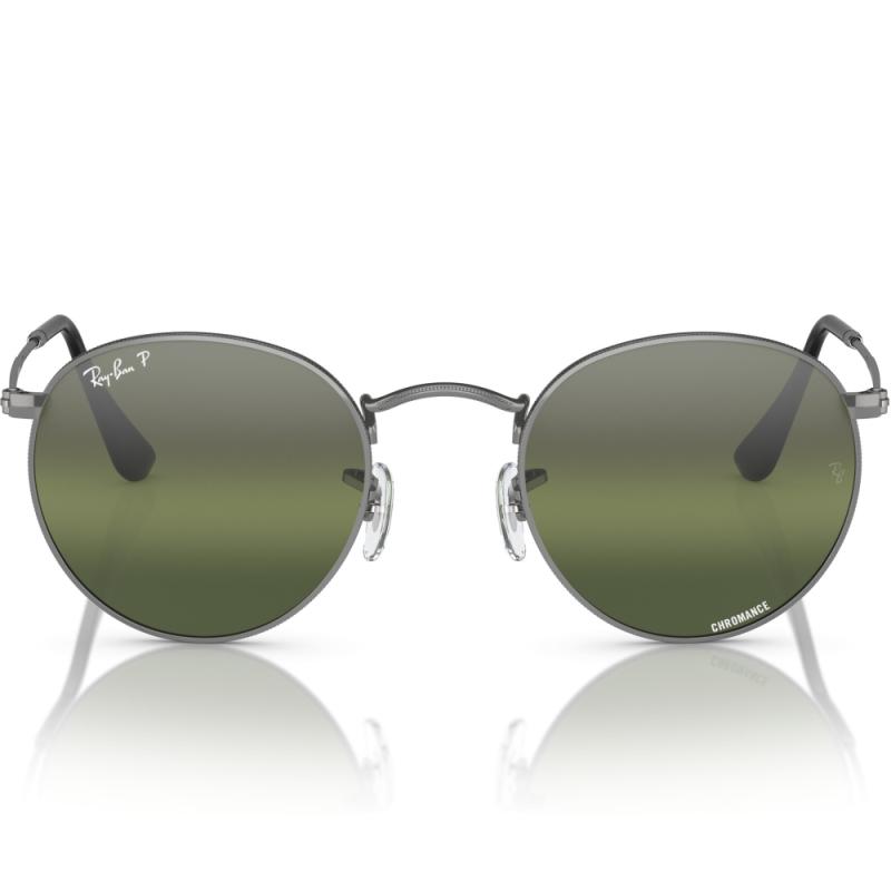 Ray-Ban Ochelari de soare barbati ray-ban rb3447 004/g4 53 round metal