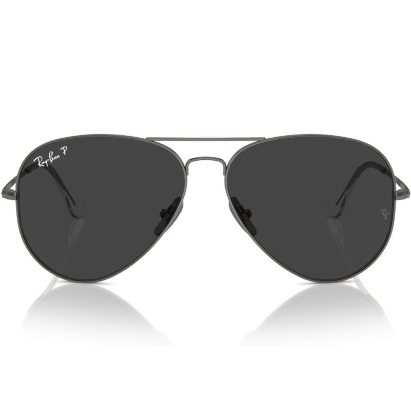 Ray-Ban Ochelari de soare unisex ray-ban rb8089 165/48 62 aviator titanium